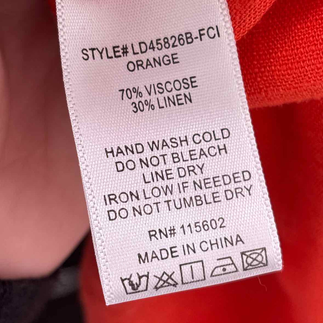 Size M LUSH Orange Dress