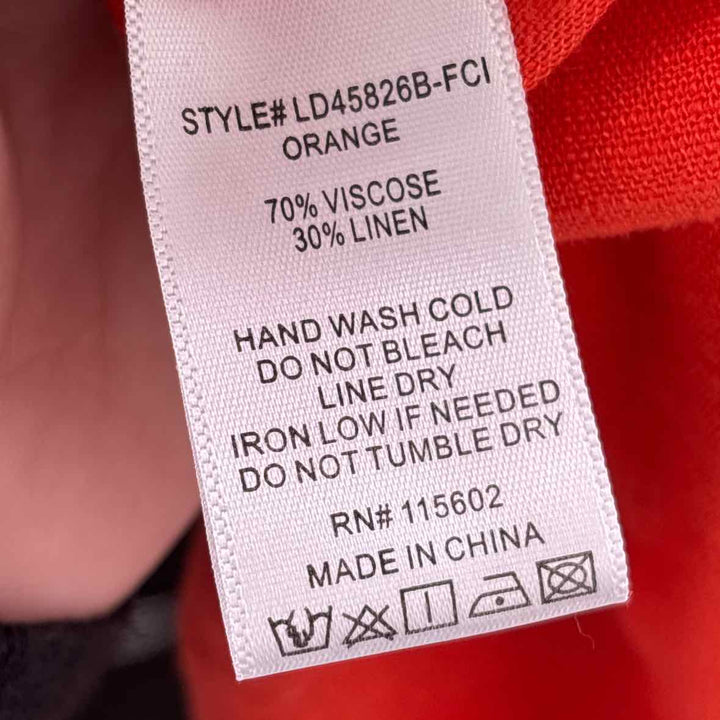 Size M LUSH Orange Dress