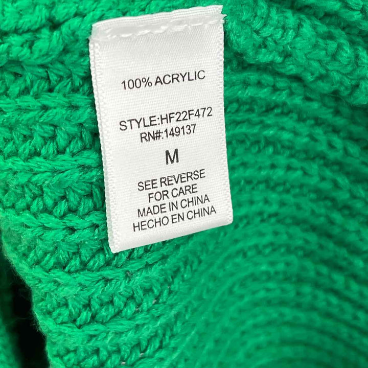 Size M HYPE Green Knit Sweater