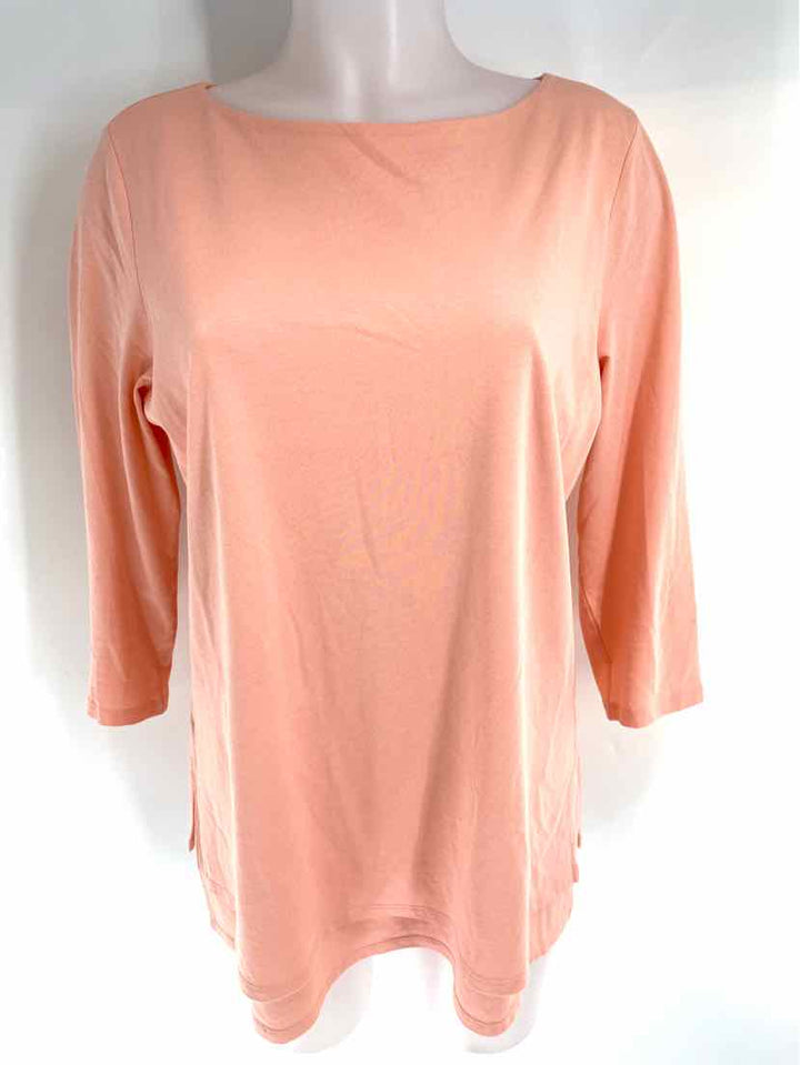 Size M J JILL Pink Cotton Shirt