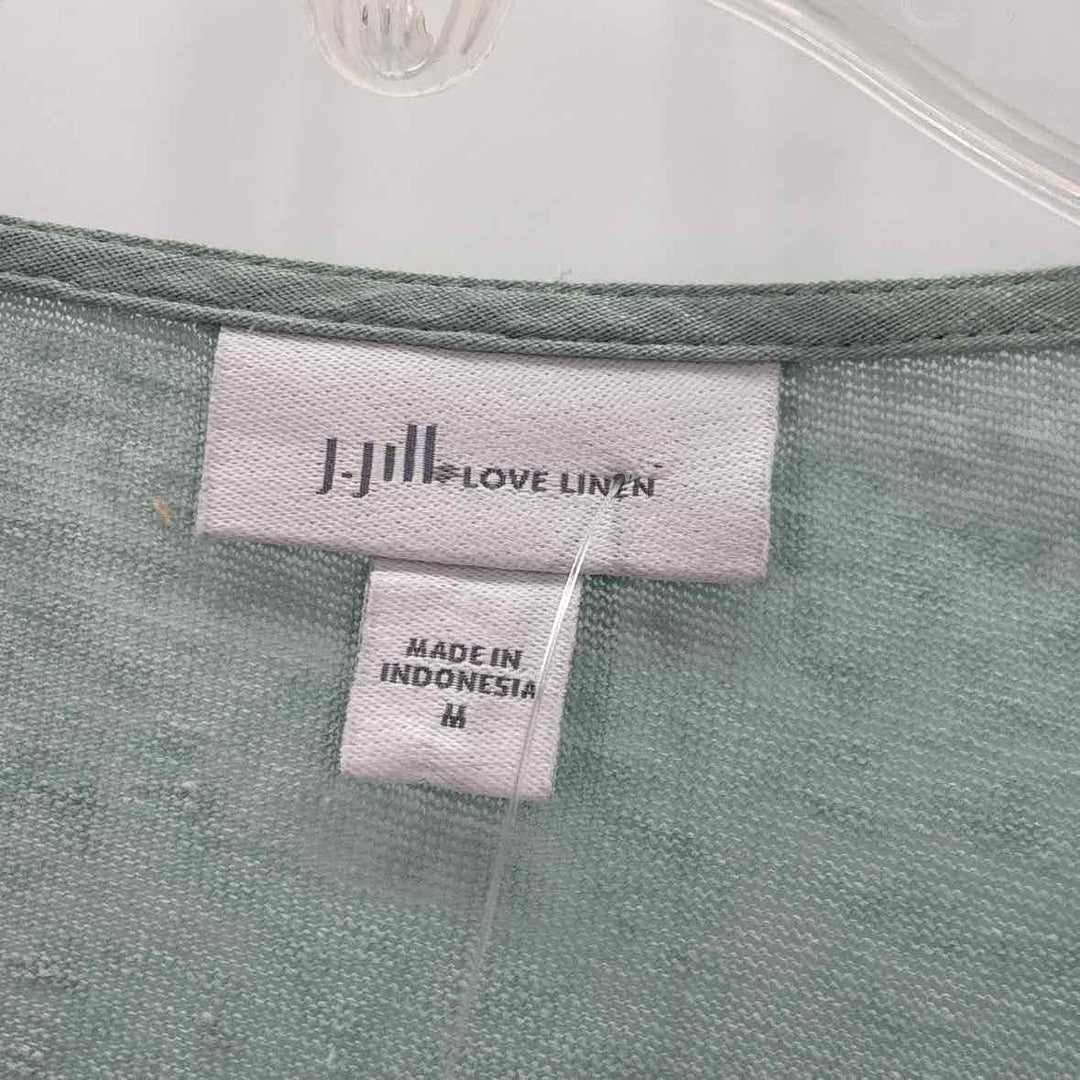 Size M J JILL MINT Linen Shirt