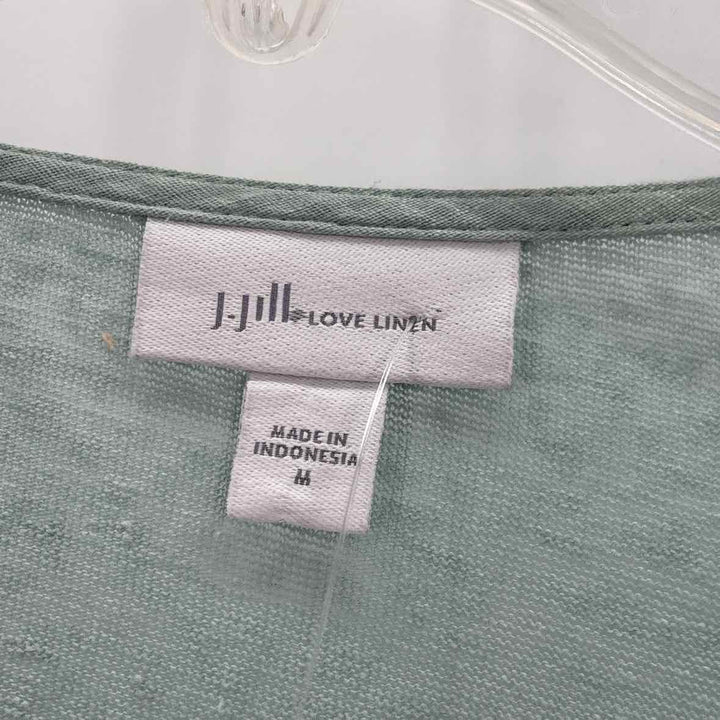 Size M J JILL MINT Linen Shirt