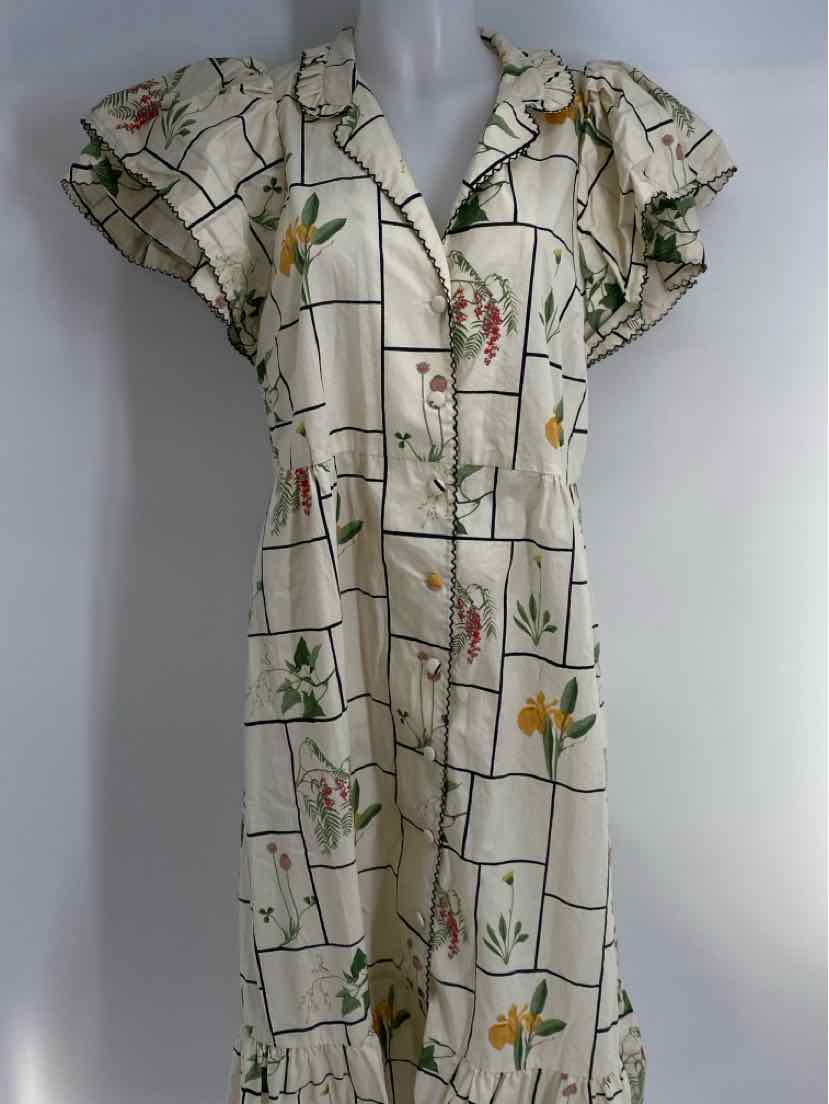 Size L TUCKERNUCK Cream Dress