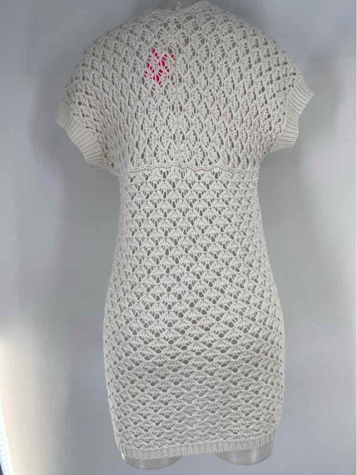 Size L FREE PEOPLE Ivory Knit Cardigan