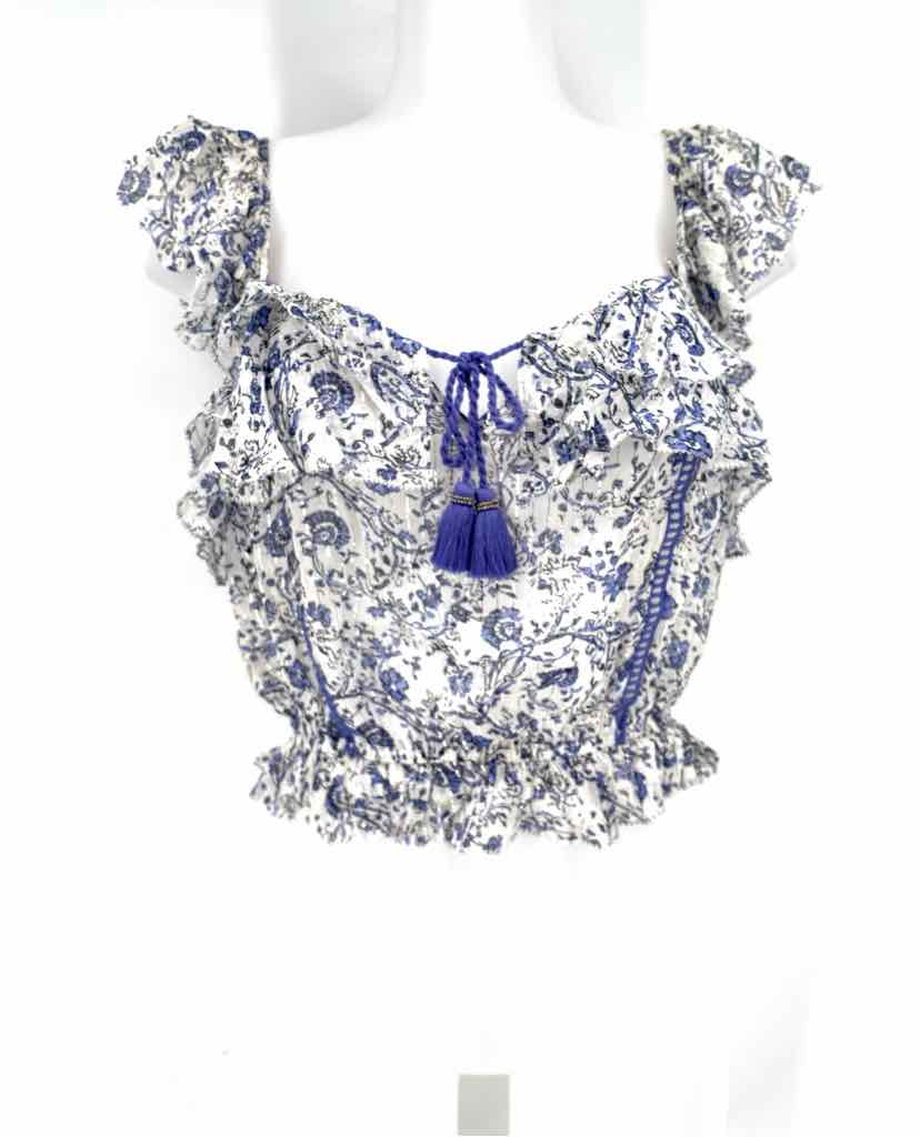 Size S Blue Print 2 PC Dress