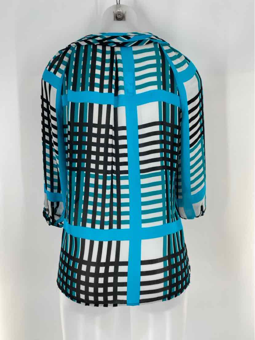 Size XS Banana Republic Blue Print Shirt