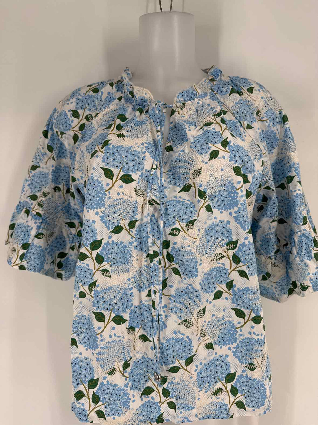 Size L FABRIK Blue Print Shirt
