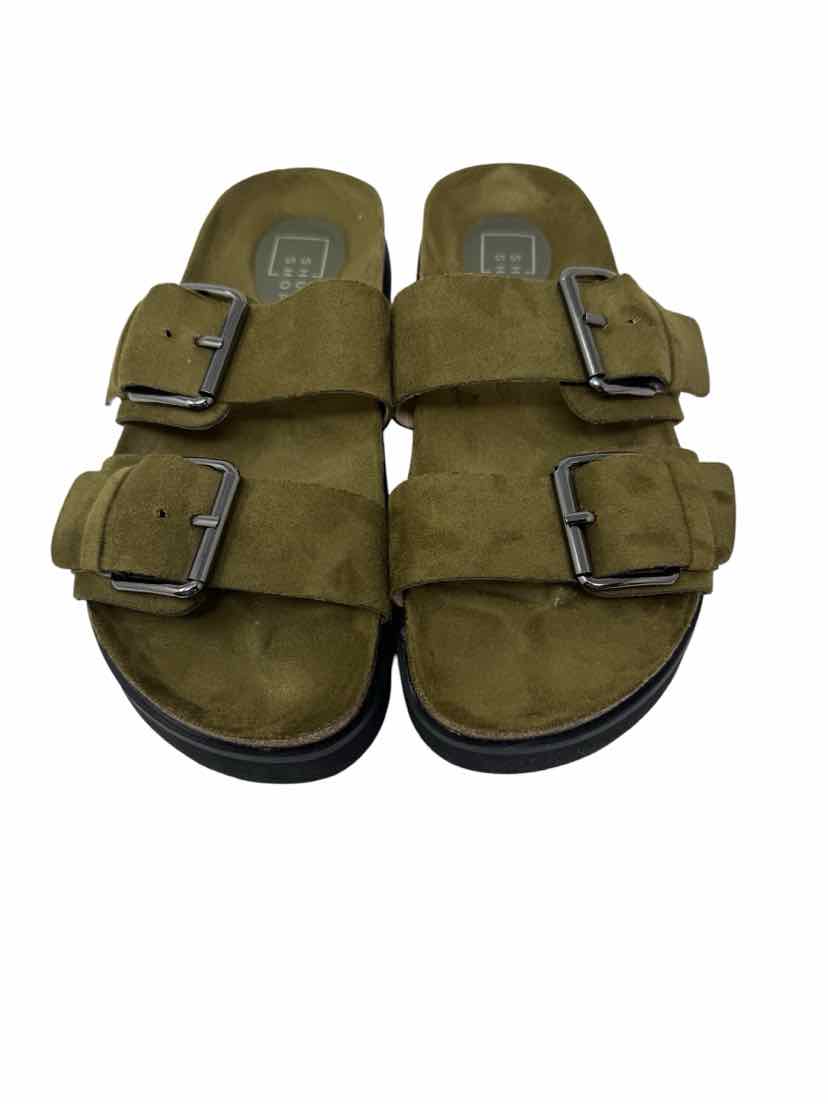 Shoe Size 8.5 Olive Sandals