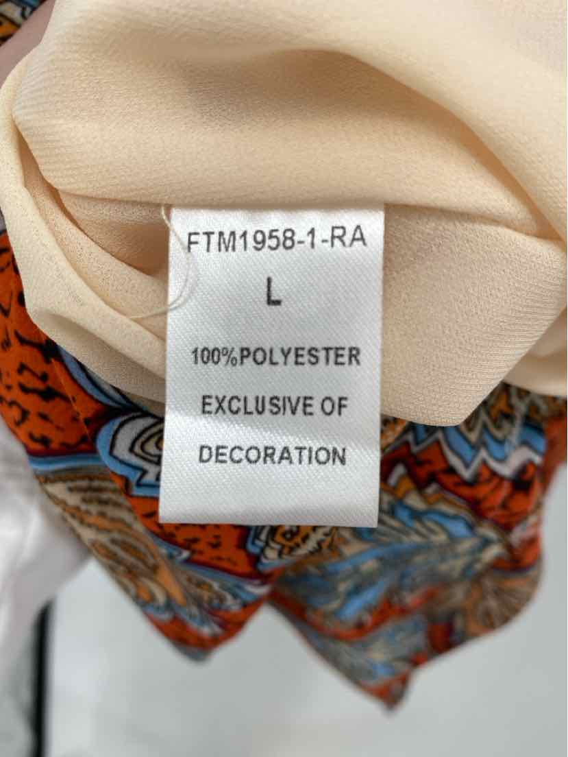 Size L THML Orange Dress