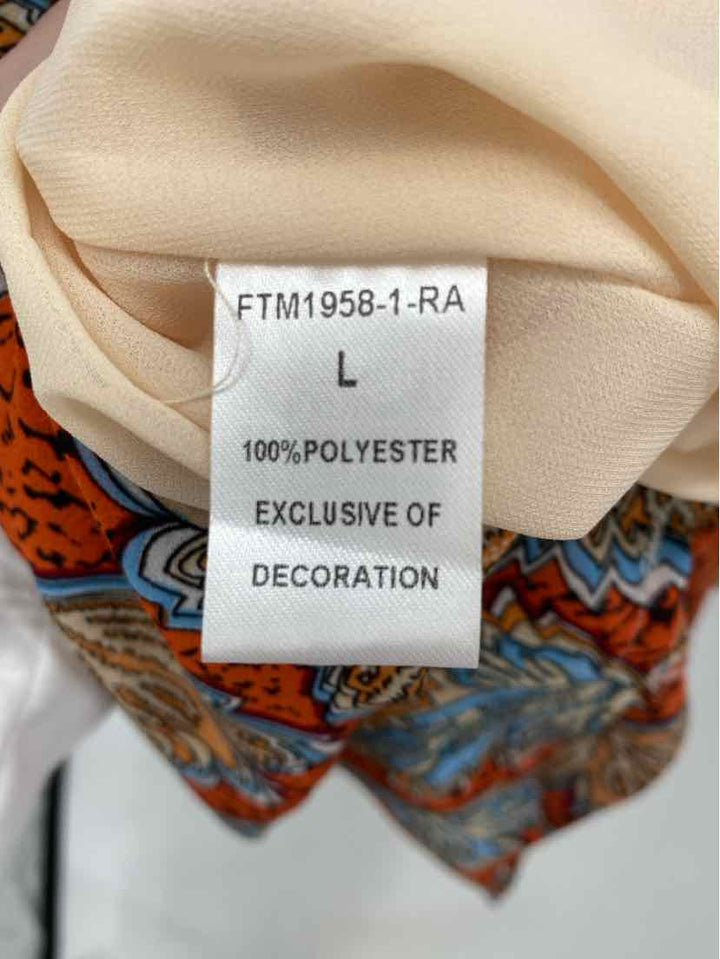 Size L THML Orange Dress