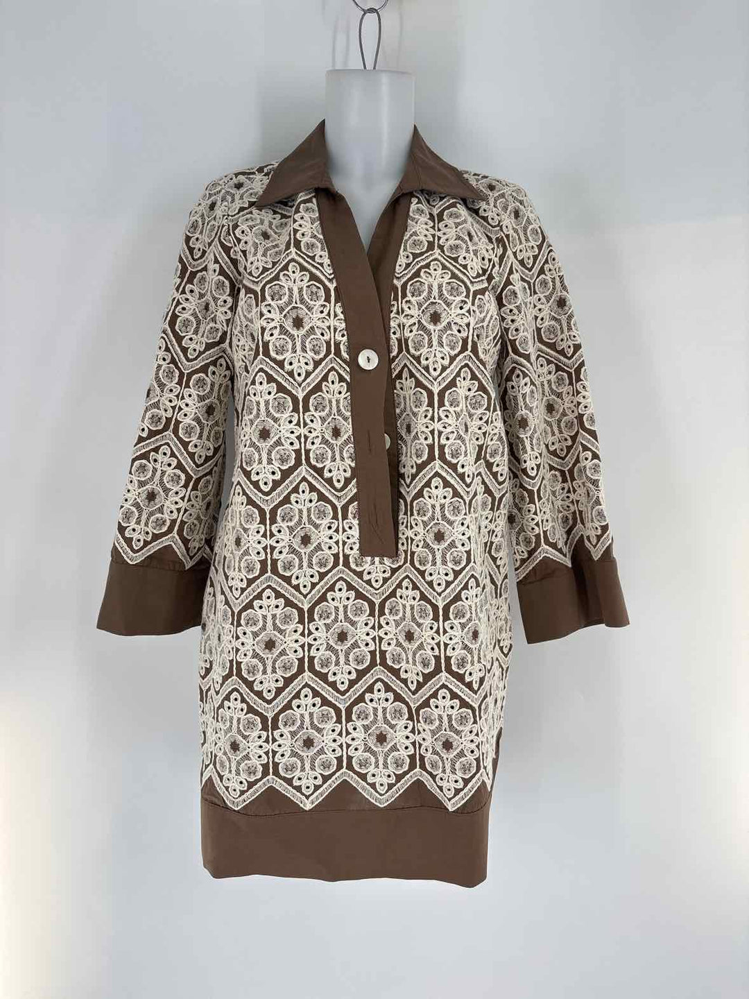 Size S TUCKERNUCK Brown Lace Dress