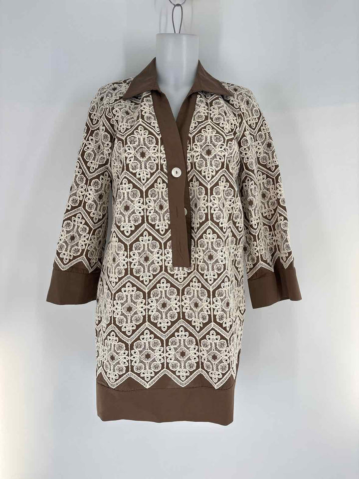 Size S TUCKERNUCK Brown Lace Dress