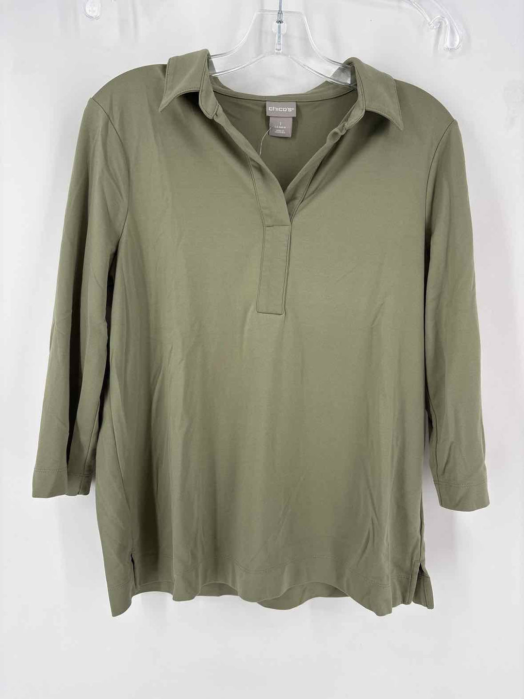 Size M Chico's Green Shirt
