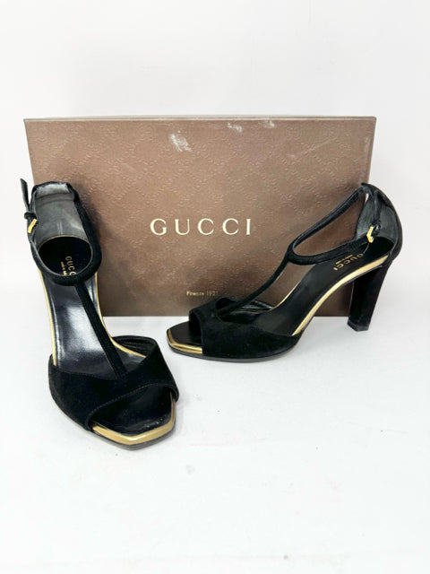 Shoe Size 36 Gucci Black Suede Luxury - Pumps