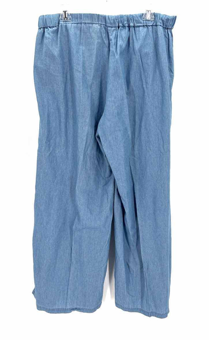 Size L NY & CO Blue Chambray Pants
