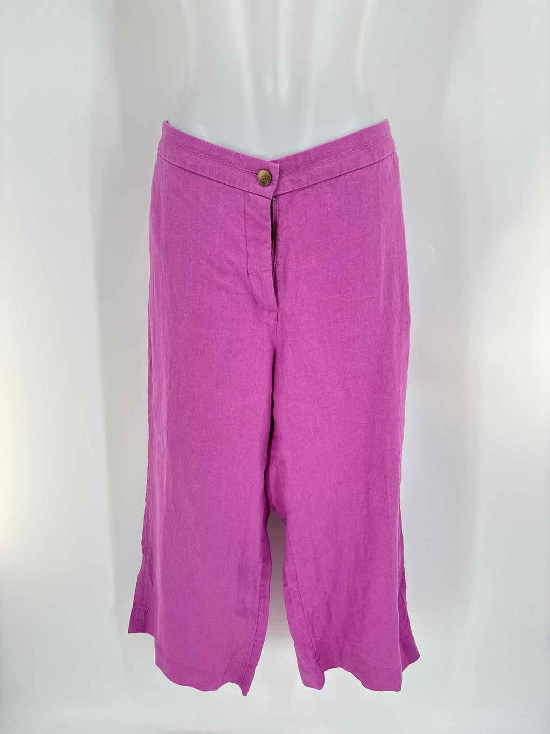 Size XL J JILL Purple Linen Capri