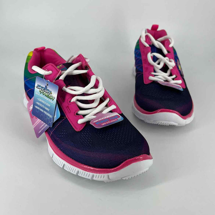 Shoe Size 5 Sketchers Multi-Color Knit Sneakers