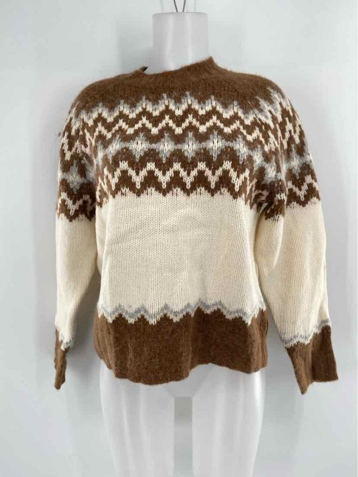 Size S J Crew Tan Knit Sweater
