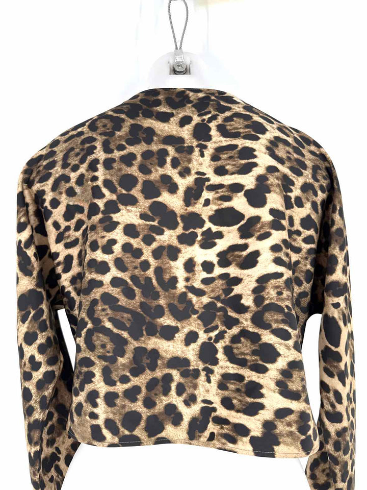 Size S ANTONIO MELANI Brown Print Shirt