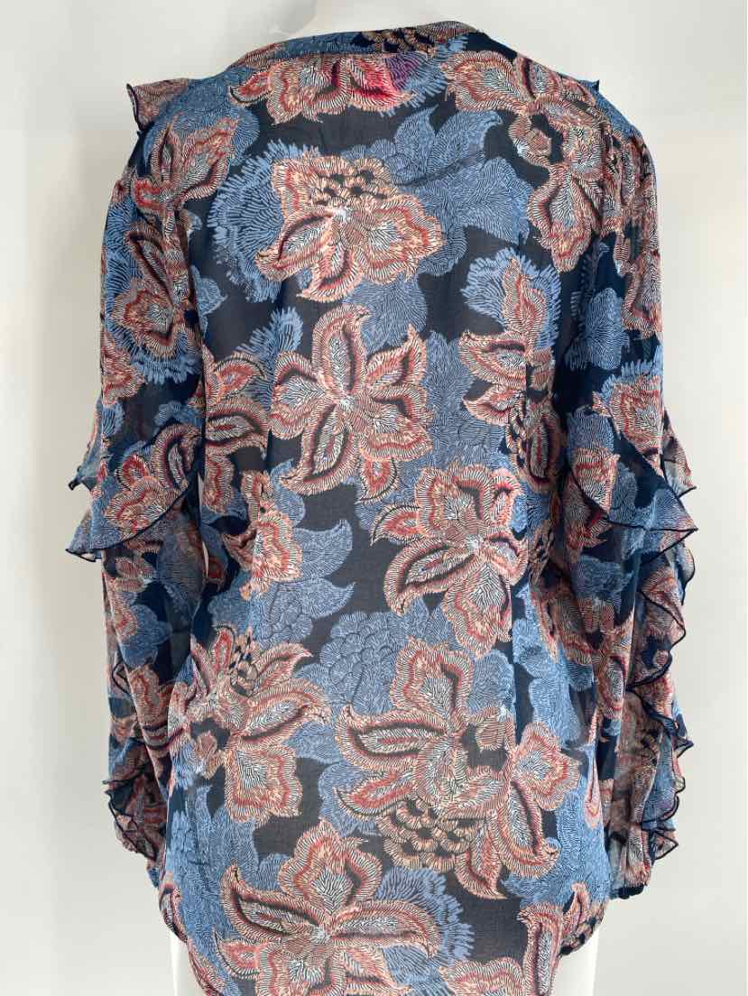 Size 12 Chico's Blue Shirt