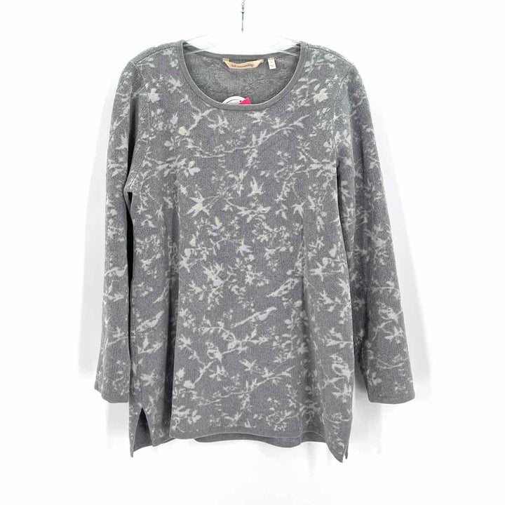 Size S SOFT SURROUNDINGS Gray Knit Shirt