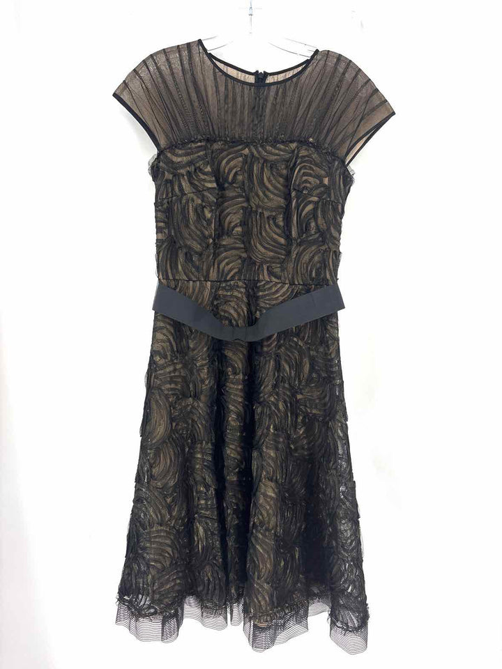 Size 6 TADASHI SHOJI Black PROM