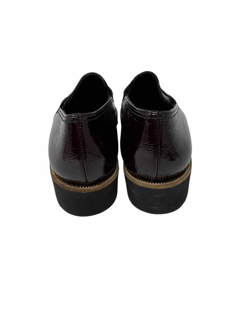 Shoe Size 7 PAUL GREEN Burgundy PATENT Loafers