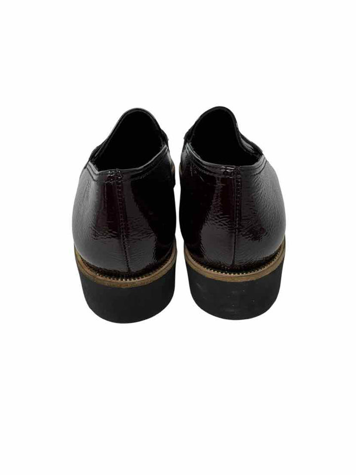 Shoe Size 7 PAUL GREEN Burgundy PATENT Loafers