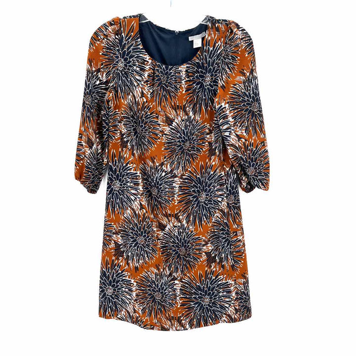 Size 4 H&M Navy Print Dress