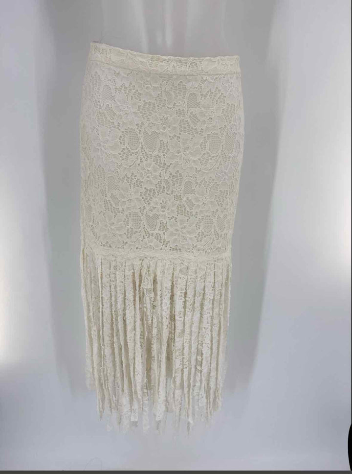 Size M ALEXIS Cream Skirt