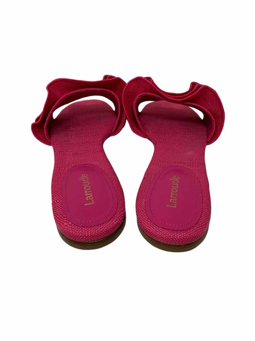 Shoe Size 8 LARROUDE Pink Sandals