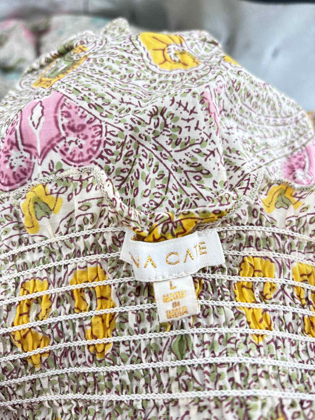 Size L ANNA CATE Multi-Color Dress