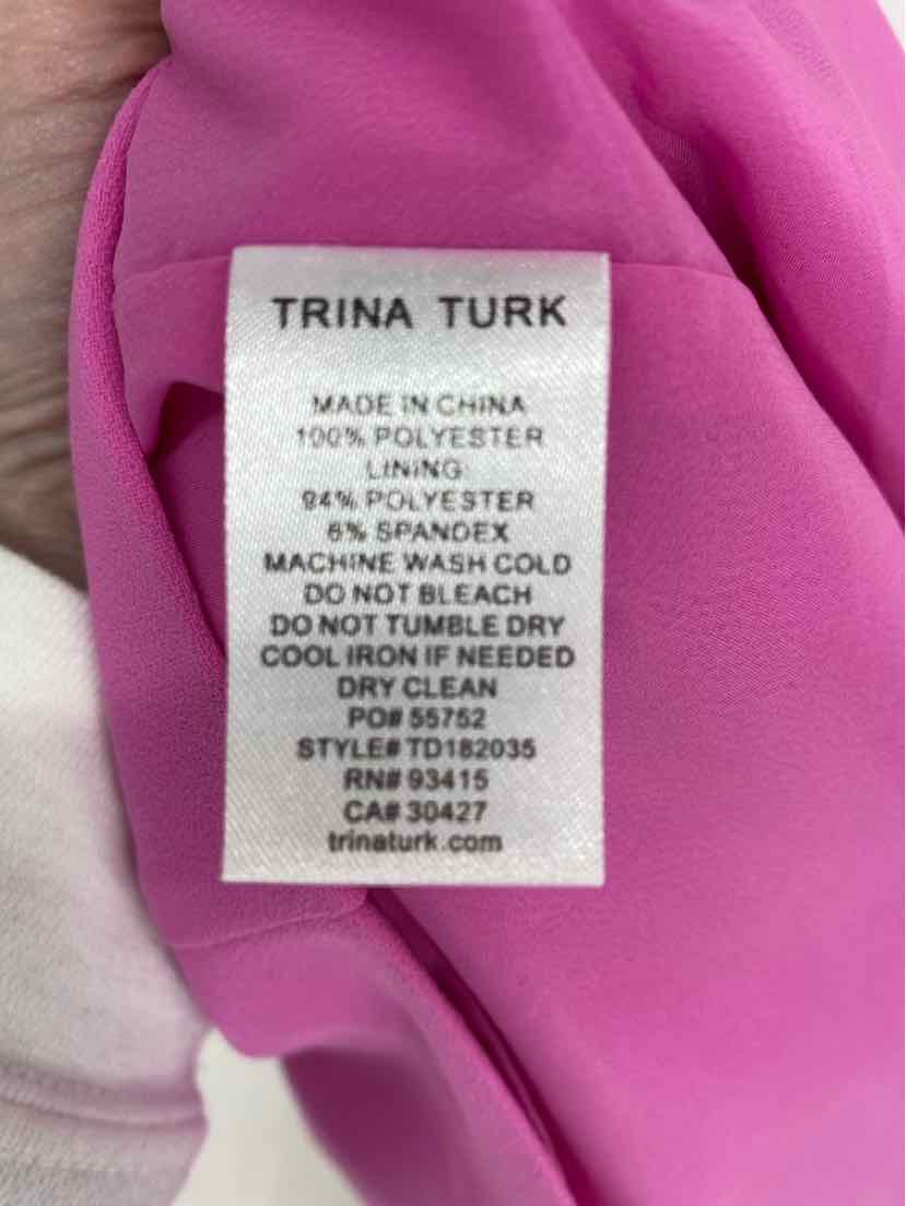 Size L TRINA TURK Purple Dress