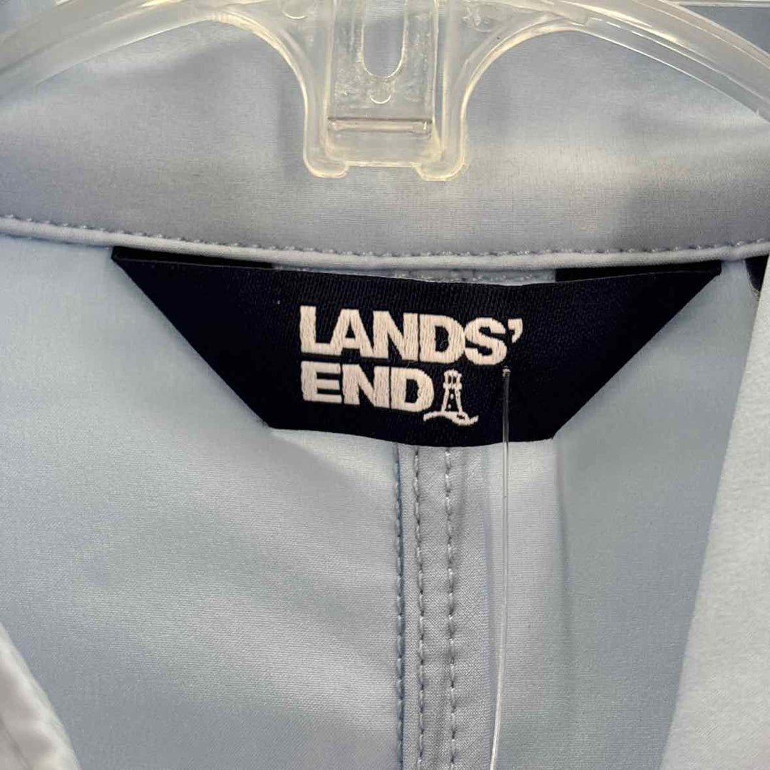Size 2X LAND END Light Blue Jacket