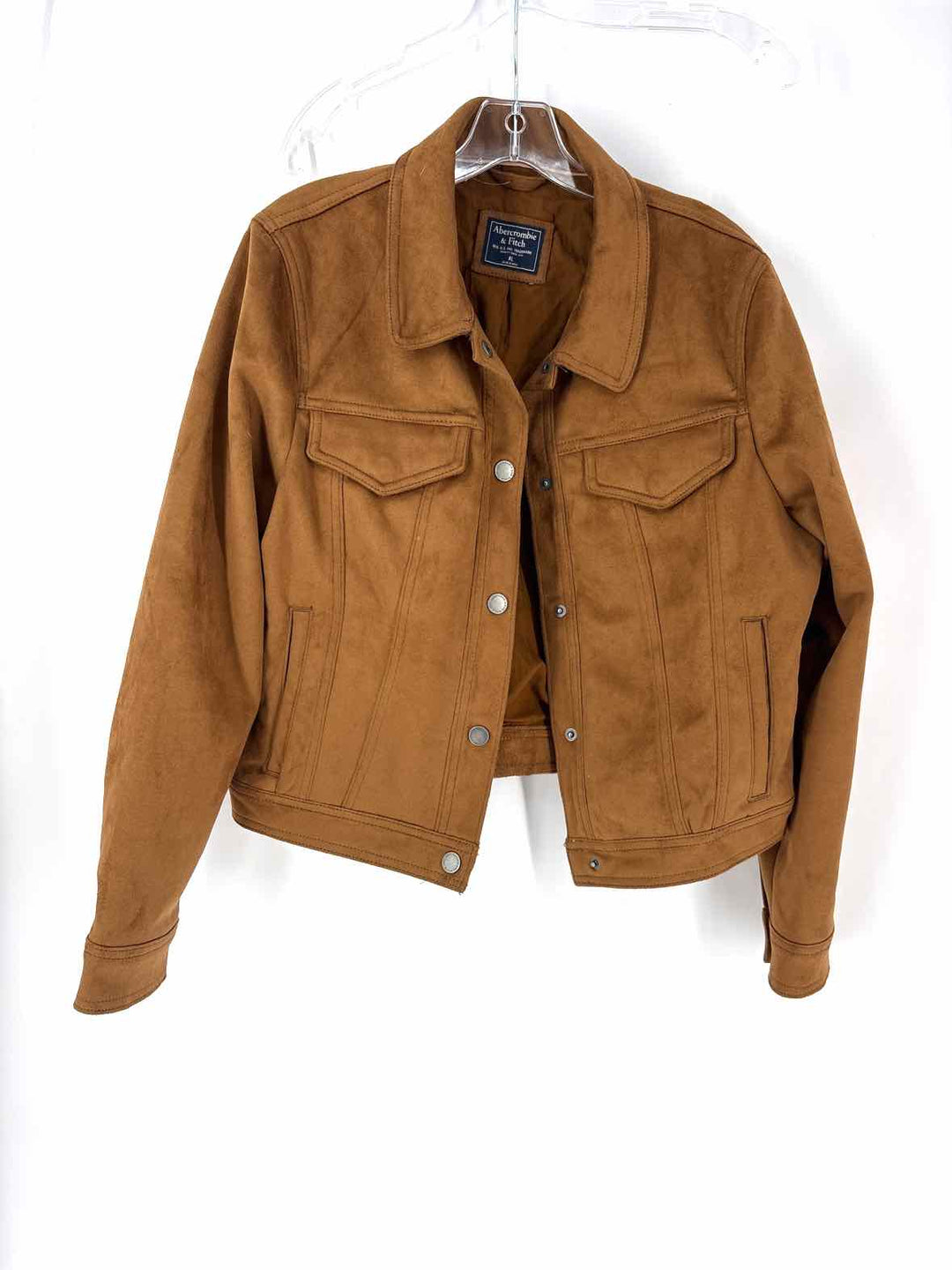Size XL Abercrombie Brown Suede Jacket