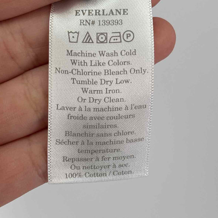 Size XXS EVERLANE Blue Shirt