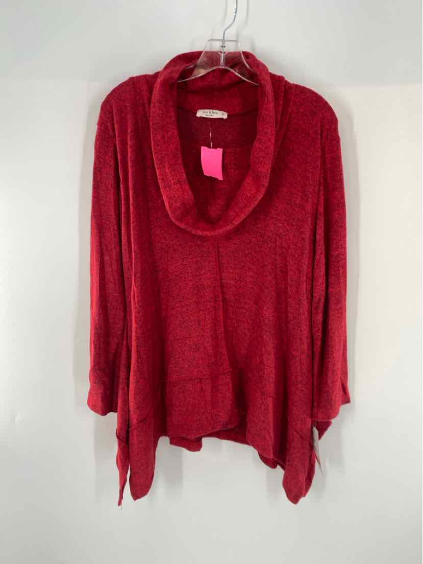 Size M JESS & JANE Red Sweater