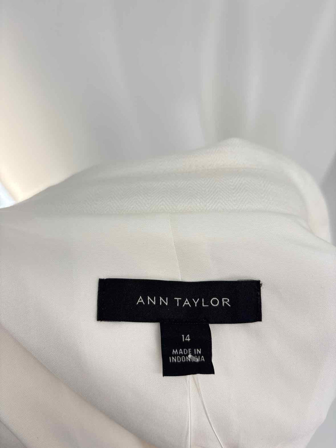 Size 14 Ann Taylor Vanilla Blazer