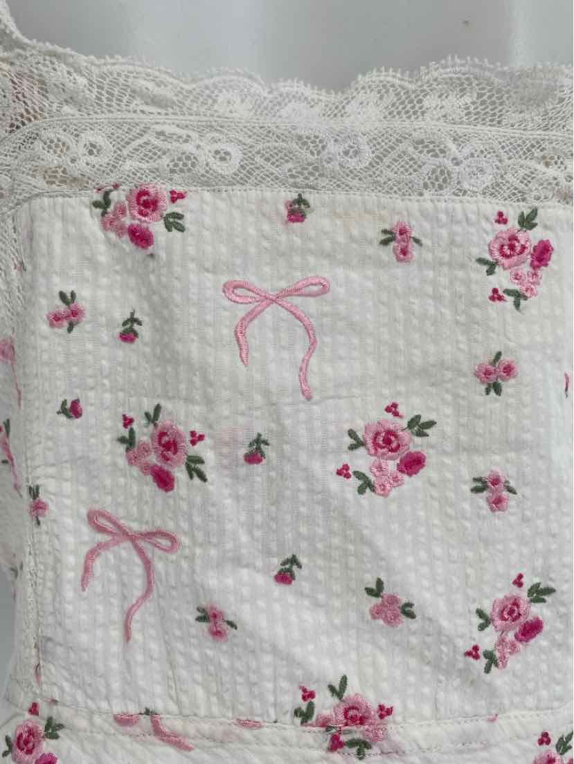 Size L LOVE SHACK FANCY White Shirt