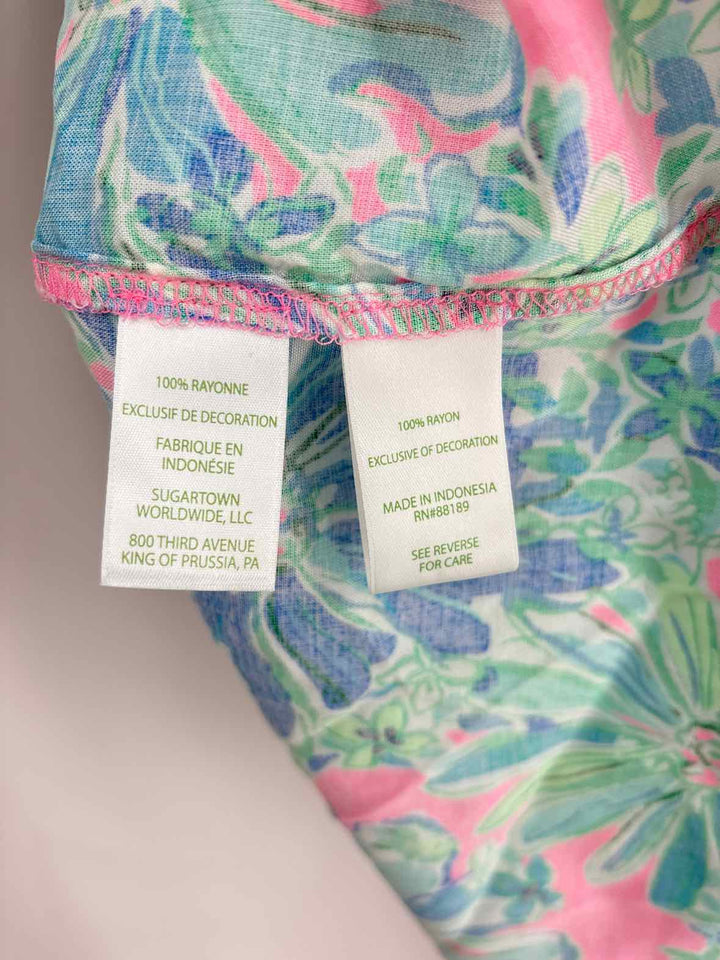 Size L Lilly Pulitzer Teal Dress
