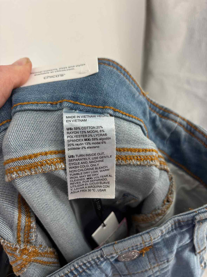 Size 8 Chico's Denim Jeans