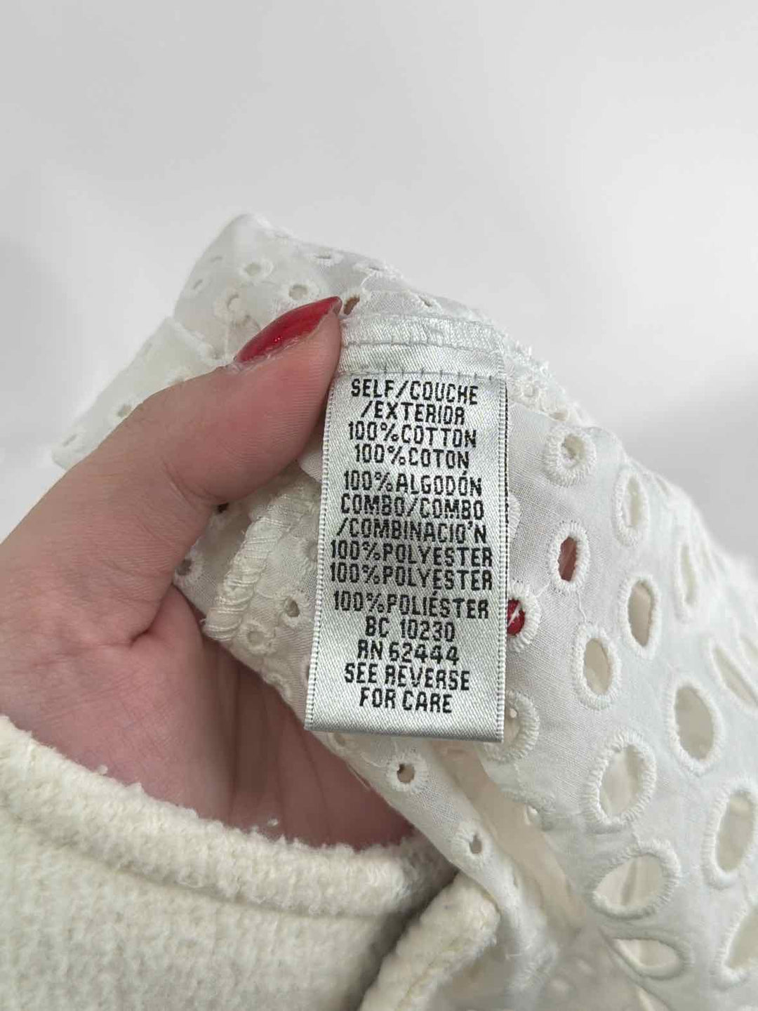 Size S NICOLE MILLER White Shirt