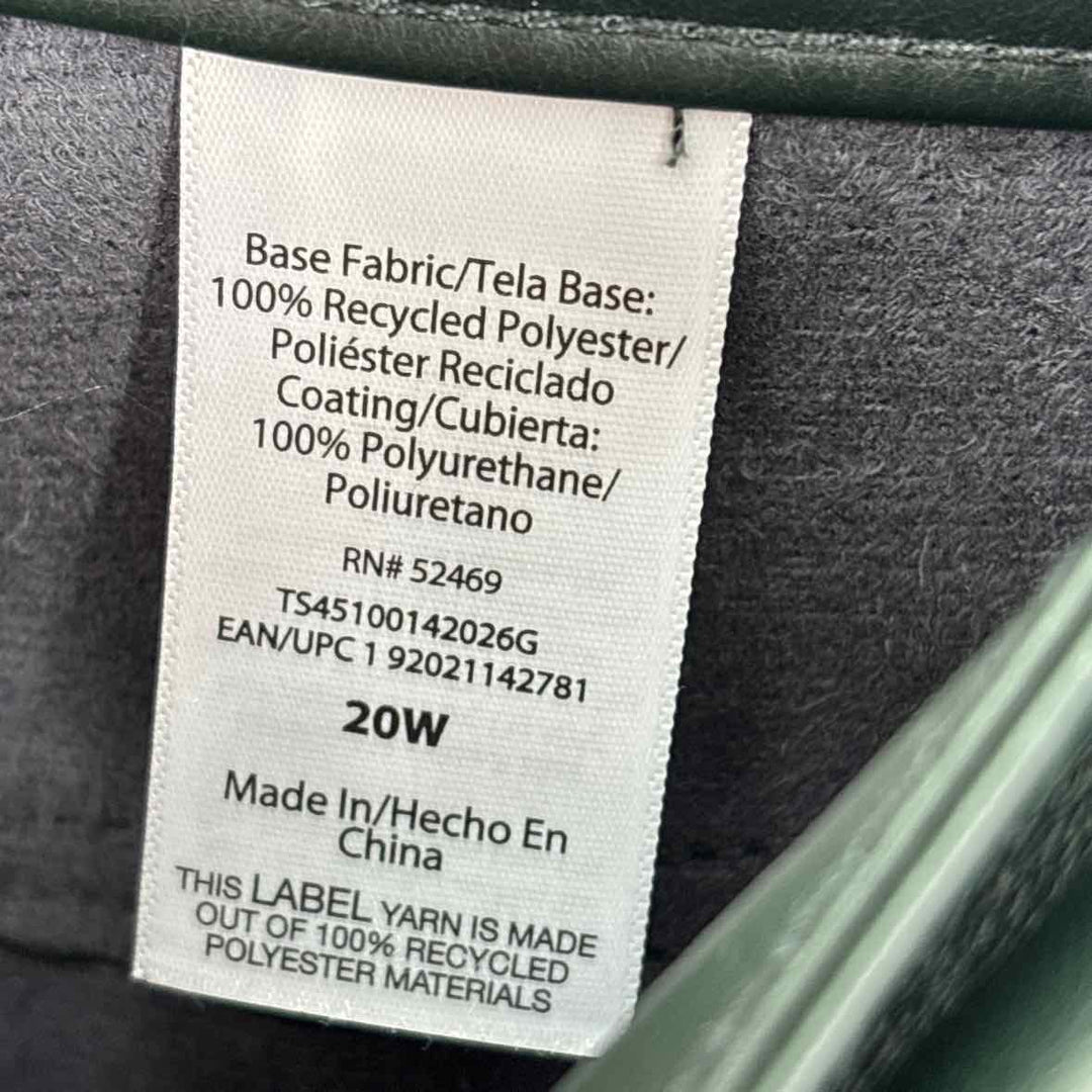 Size 20W Green Faux Leather Pants