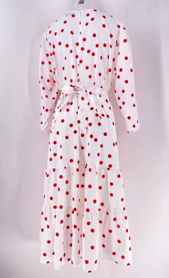 Size 22 ELOQUII White Print Dress