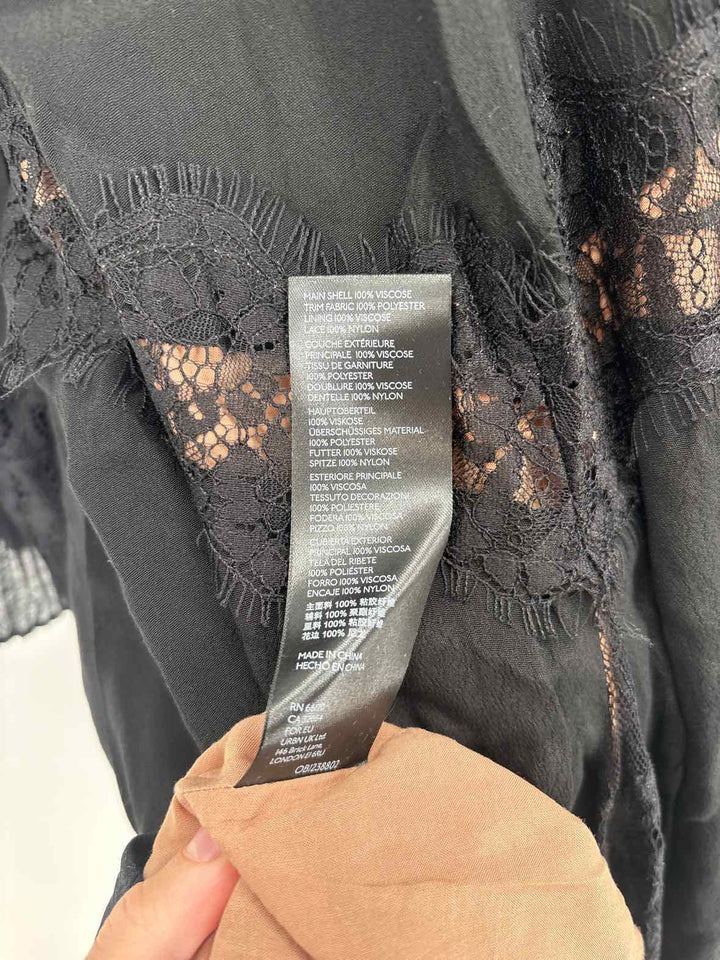 Size L Anthropologie Black Dress