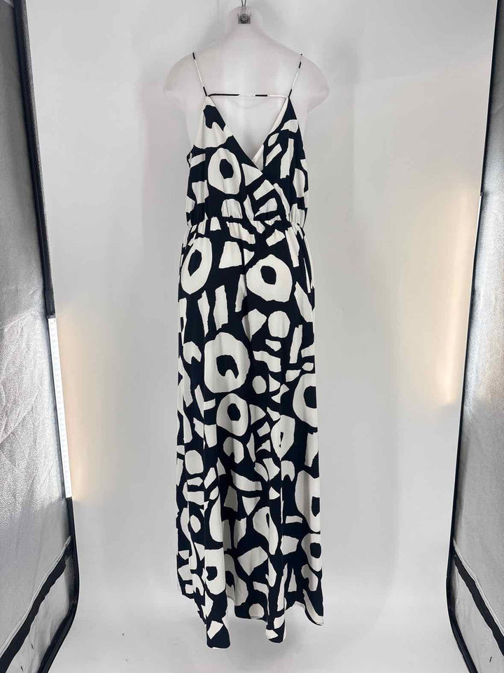 Size 12 LOFT Black/White Dress