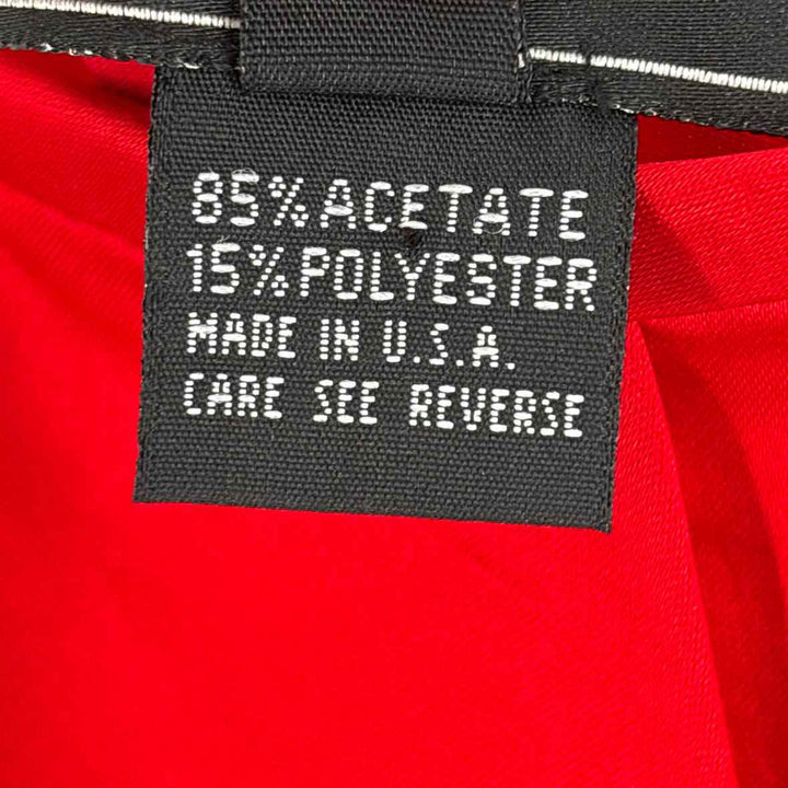 Size 8 CARMEN MARC VALVO Red Sateen Pants