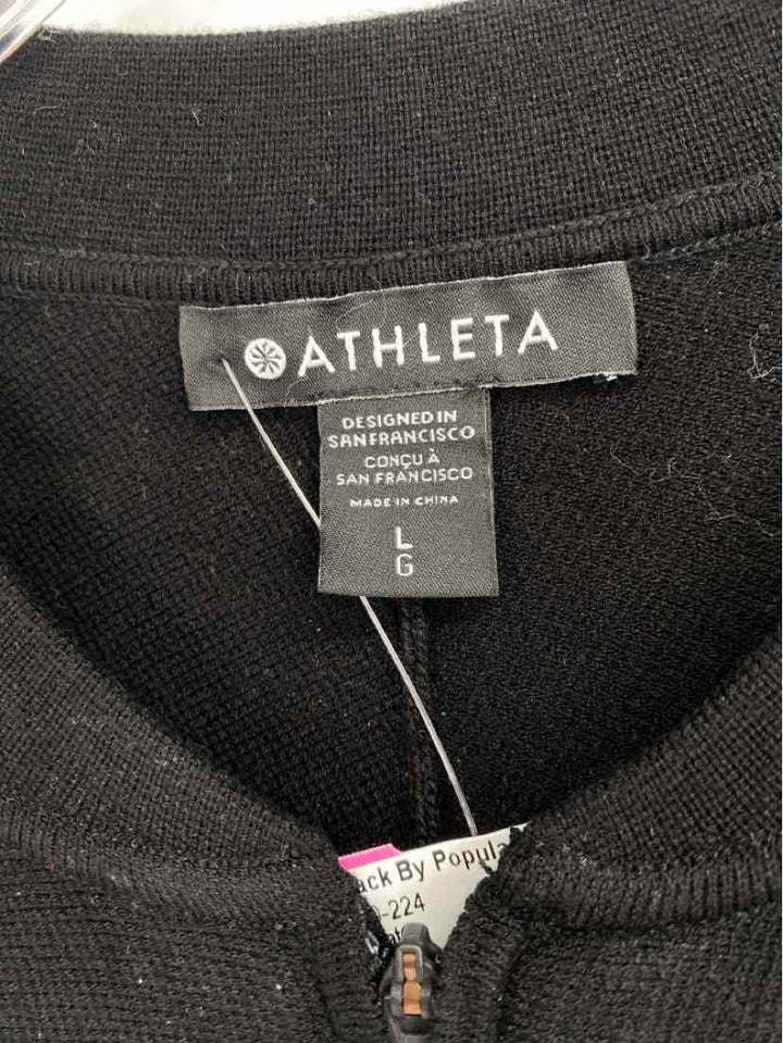 Size L Athleta Black Sweater