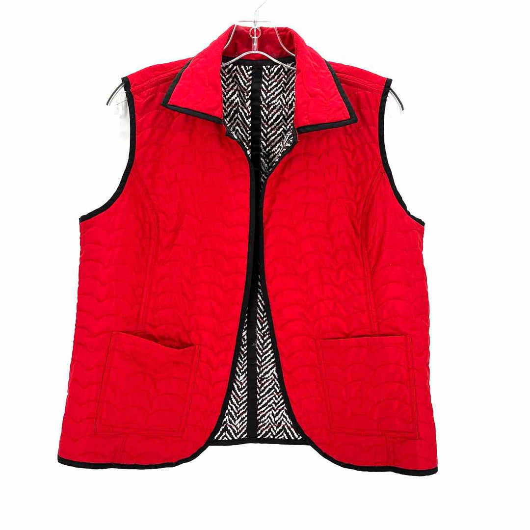 Size M Red Print Vest