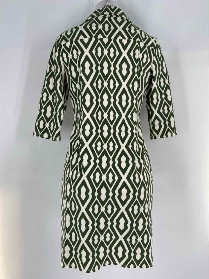 Size 8 Green Print Dress